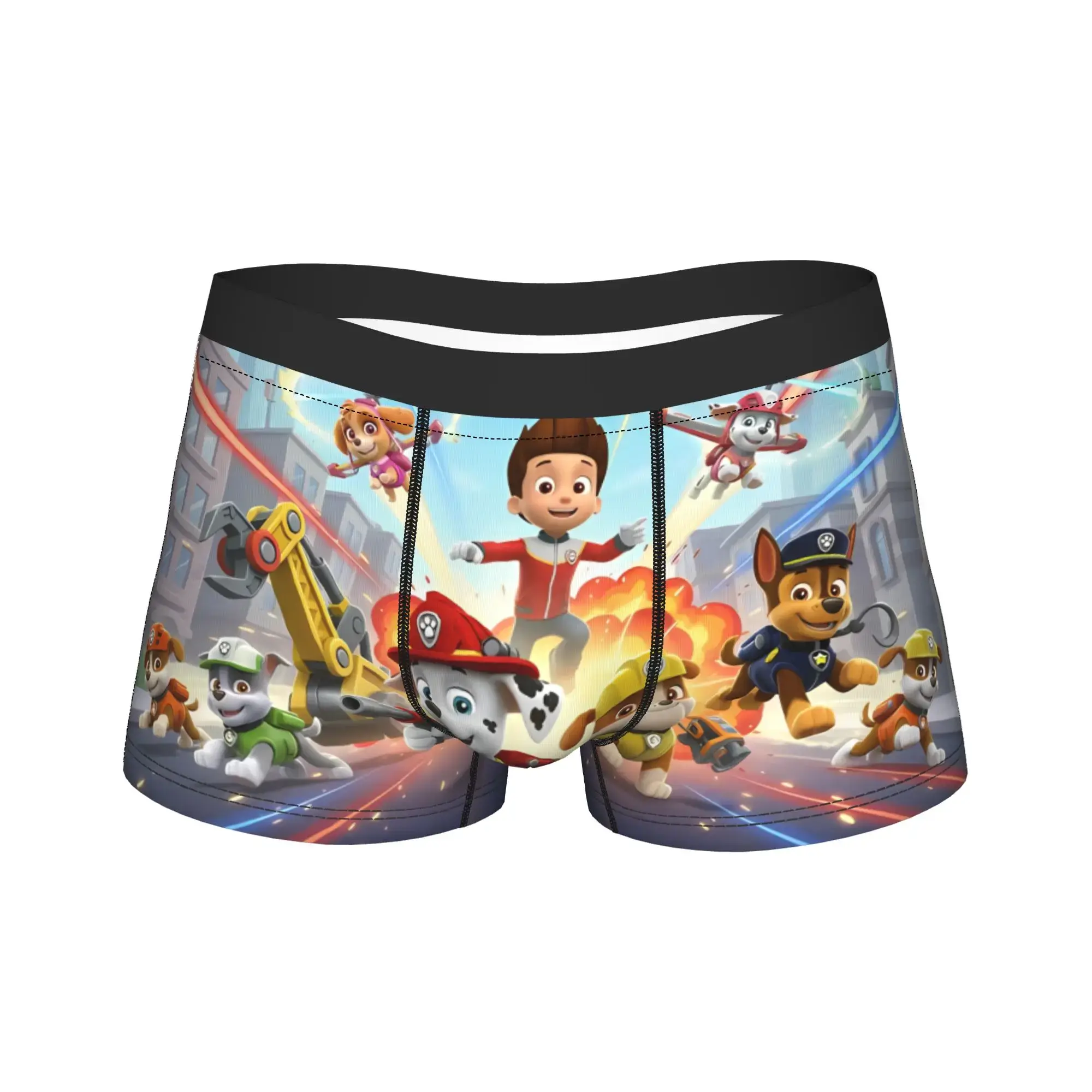 Pata cães patrulhas tronco bolsa roupa interior design de alta qualidade boxer breve respirável cuecas masculinas tamanho grande 2xl — image 1