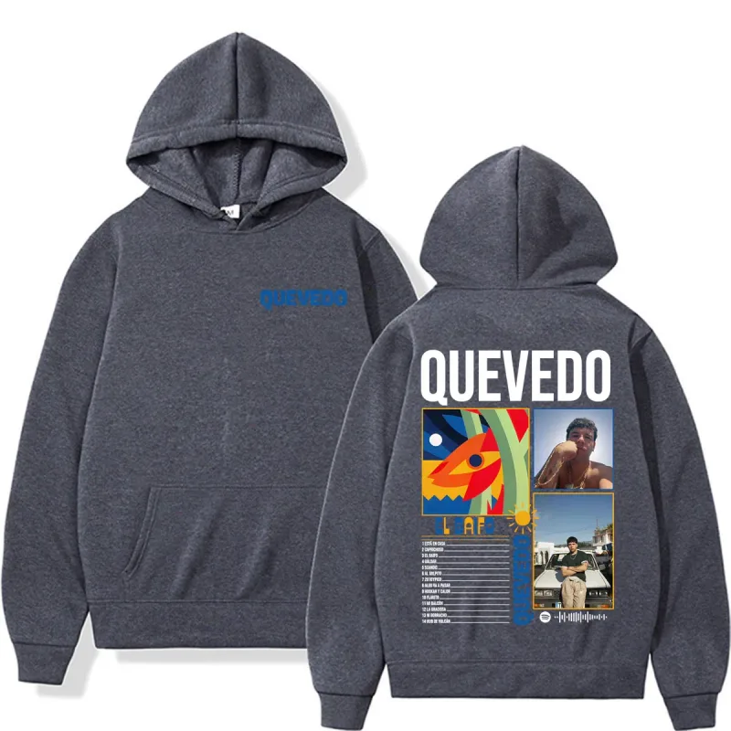 Rapper Quevedo 2026 EL BAIFO Graphic Hoodies Men Women Harajuku Vintage Gothic Sweatshirt Casual Cozy Oversized Hoodie Pullovers — image 5