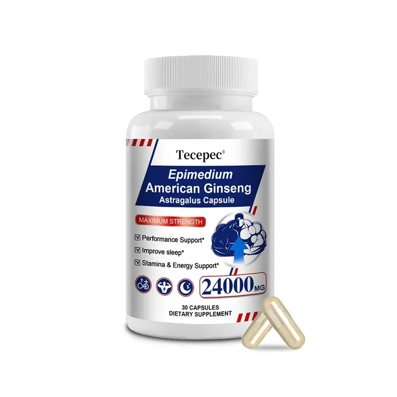 Κάψουλες Ginseng & Astragalus Υποστηρίζει Δύναμη Αντοχή & Ενέργεια Προωθεί τον ύπνο Φυσική Υποστήριξη Ανοσοποιητικού 30/60/120 Κάψουλες — image 8