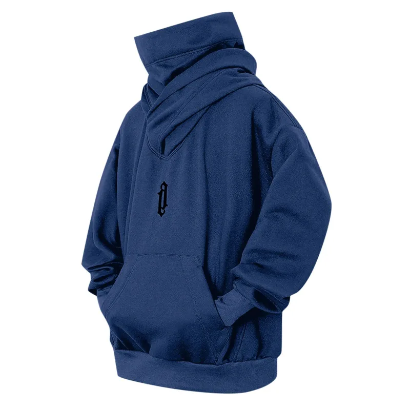 Moletom de gola alta bordado oversized y2k masculino feminino com capuz japonês ninja hoodies outono hip hop velo bolso streetwear — image 13