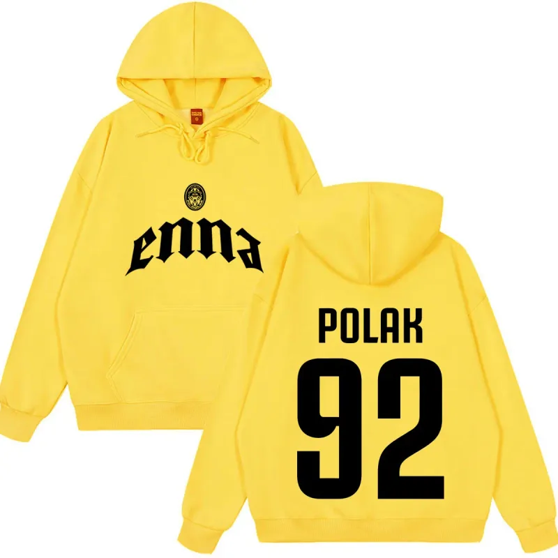 Rapper PLK Enna 2026 Tour Merch Hoodies Men Women Fashion Pullover Long Sleeves Loose Casual Hip Hop High Quality Sweatshirts