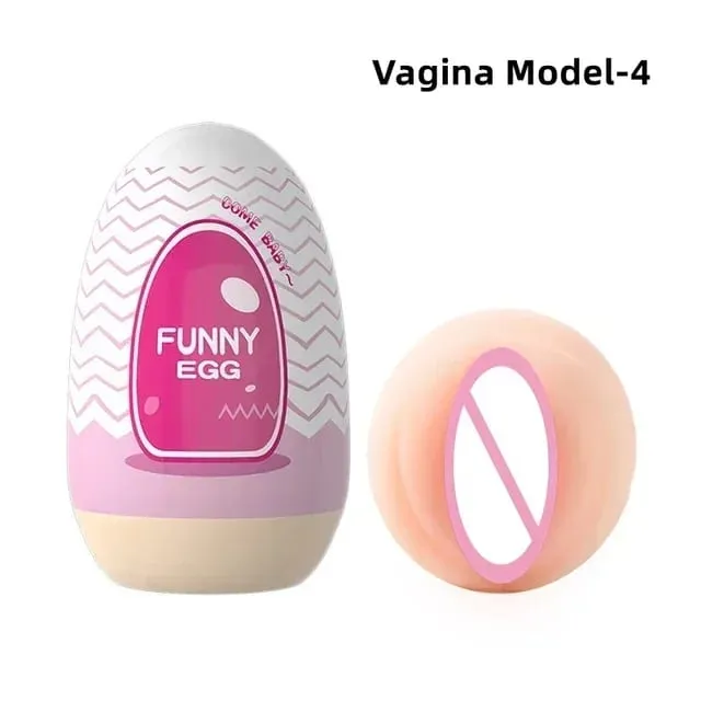 Tojás Hordozható Pénisz Masszírozó Puha Gumi Felnőtt Szex Játékok Férfi Valósághű hüvely zseb Pussy Mini Cups Maszturbátor — image 8
