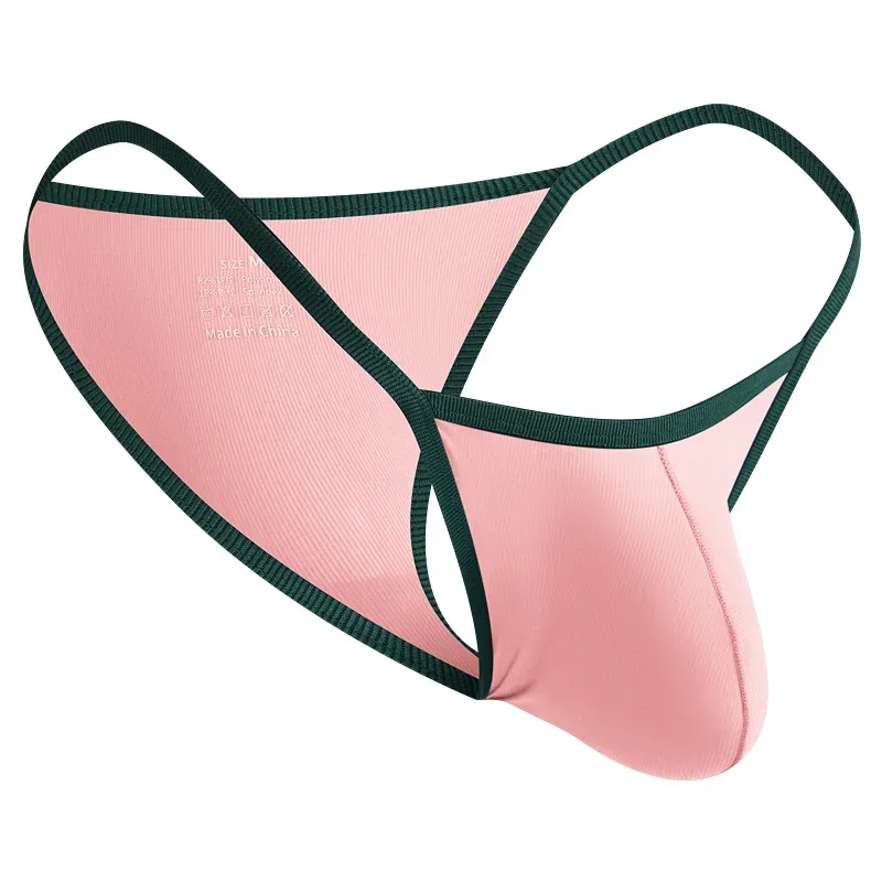 Men's Underwear Low-waist Ice Silk Briefs Breathable Soft Panties — image 21