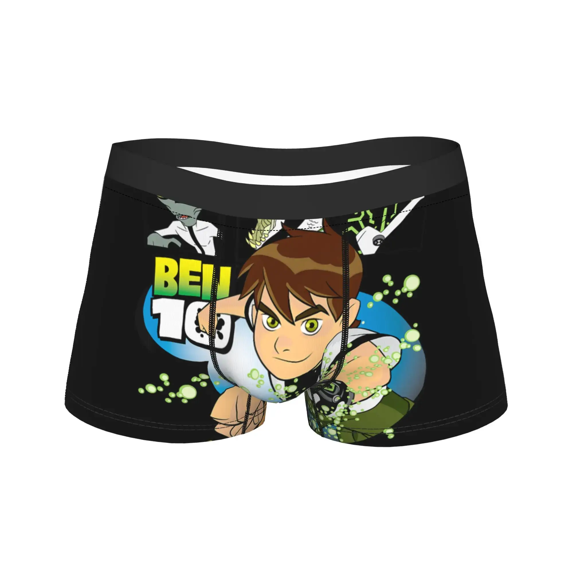 Ben 10 Aliens Underwear Classic Panties Customs Shorts Briefs Para sa Mga Lalaki 3D Pouch Plus Size Trunk