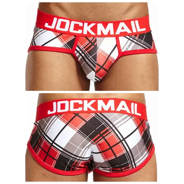 Mapaglarong masaya Sexy Men Underwear Print Underpants Ice silk Briefs Cueca Gay Male Panties Slip 21 Pattern design Shorts — image 54