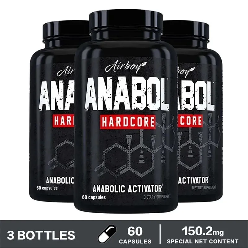 Anabol Hardcore Supplement - Muscle Growth Improved Endurance Stress and Mood Relief and Overall Health — image 10