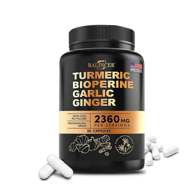 Turmeric Curcumin with Black Pepper for Optimal Absorption Best Vegan Joint Support Supplement