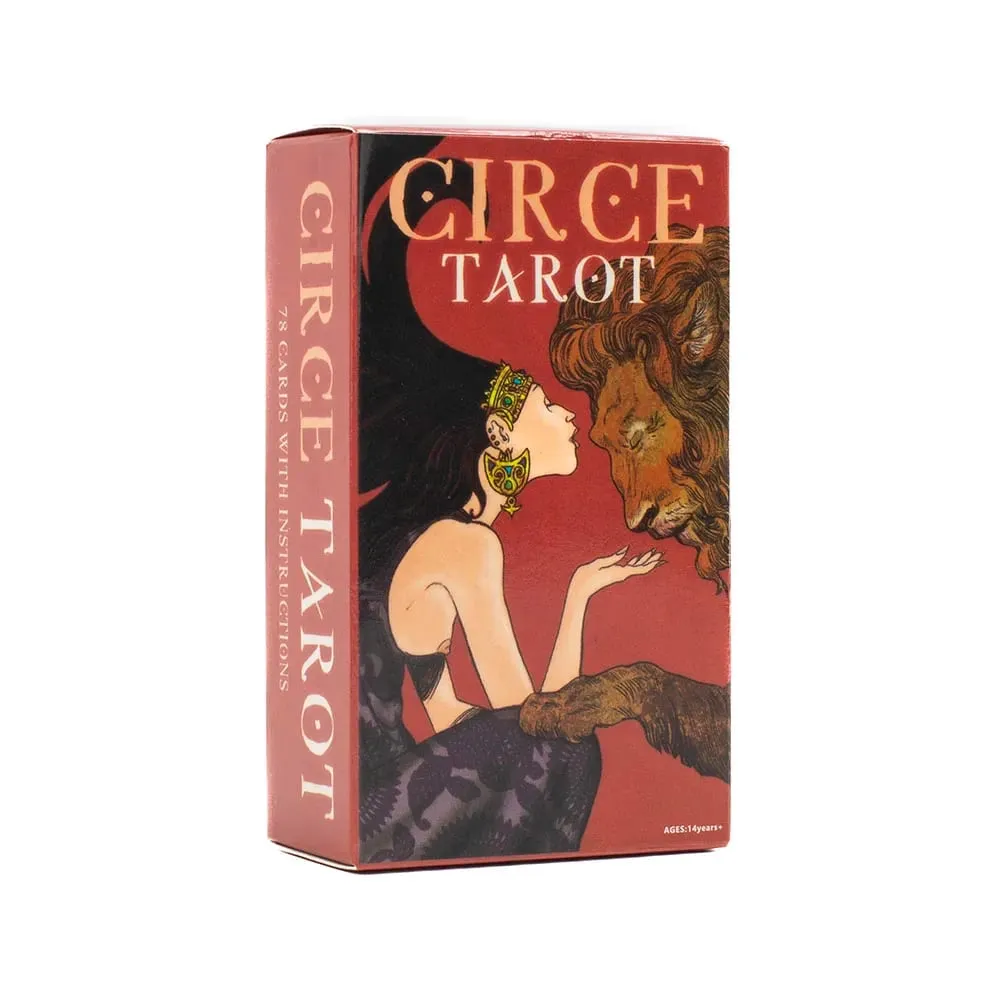 2026 ÚJ Circe Tarot Kártyák 10,3*6Cm 78 db Jóslás Sors Pakli Társasjáték Kártya Családi Partira