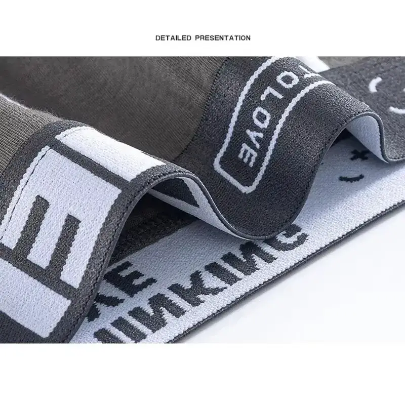 1/4 peças roupa interior masculina algodão boxer shorts roupa interior masculina calças boxer respirável u convexo roupa interior masculina sexy plus size — image 8