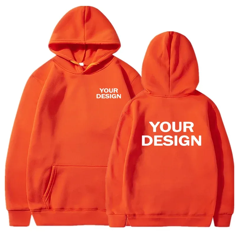 Impressões personalizadas hoodies femininos soltos casual wear cor sólida hoodies manga longa com capuz personalidade streetwear camisolas — image 11