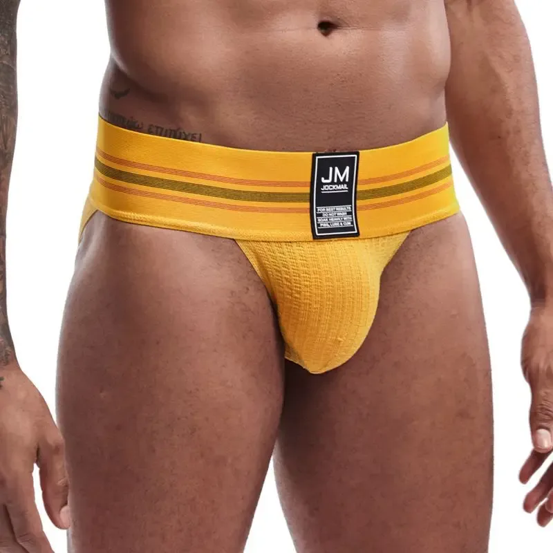 JOCKMAILcuecas De Algodao Masculina Super Wide Waist, Tide High Fork Briefs, High Elasticity Fitness Breathable Men Underground — image 4