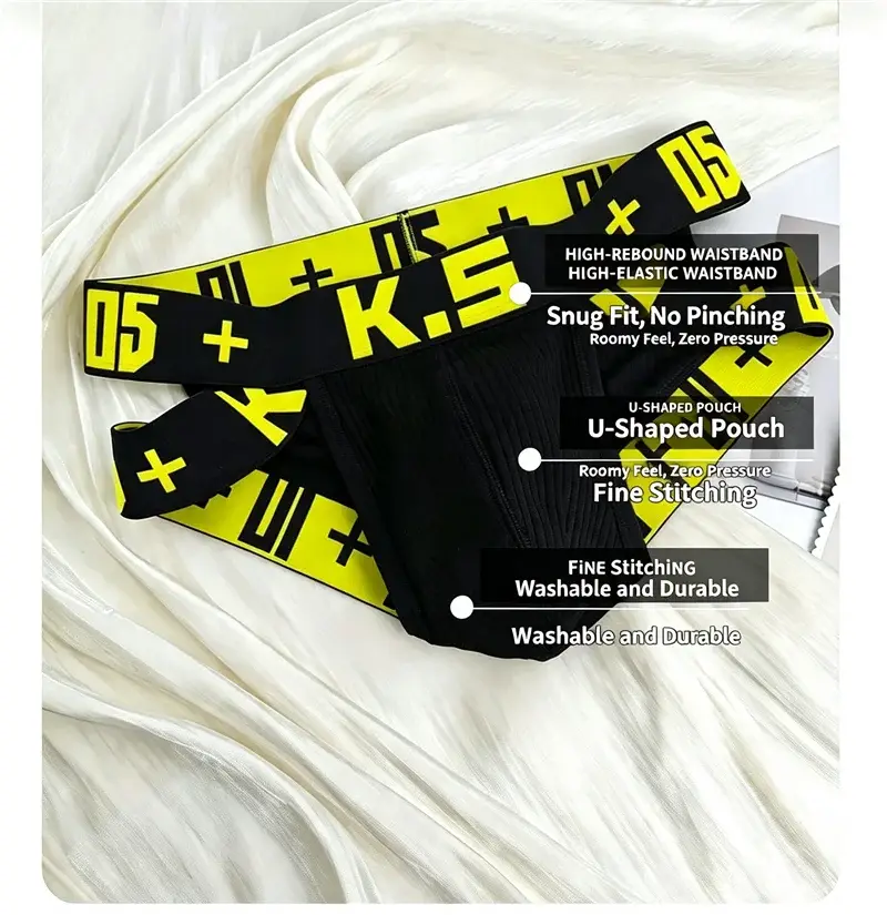 Men's Low Waist Cotton Briefs Breathable Fashion Sport Underwear Slip Homme Comfortable Innerwear β image 4