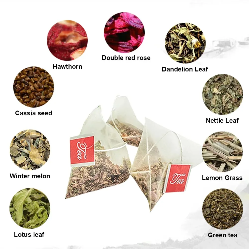 Συμπλήρωμα αδυνατίσματος Φυσικό 40 Days Herbal Detox Skinny χωρίς καφεΐνη Βιταμίνες και συμπληρώματα υγιεινής διατροφής χωρίς ΓΤΟ — image 3