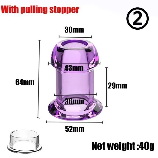 Κοίλο πρωκτικό βύσμα με πώμα Vagina Anus Dilator Speculum Expander Buttplug για μασάζ προστάτη σεξουαλικά παιχνίδια για γυναίκες άντρες ομοφυλόφιλοι
