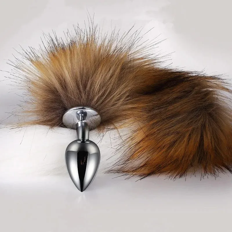 5 méretű fém fenékdugó Fétis Fox Tail Intim játékok Bdsm Anális Extender Tágító Szexbolt Termékek Erotikus játékok Áruk felnőtteknek — image 2