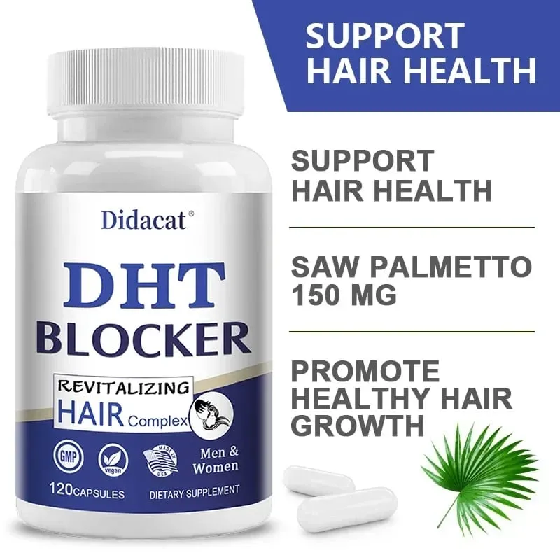 Didacat Advanced DHT Blocker Hair Growth Supplement for Hereditary Thinning Hair - for Men and Women Hair Loss — image 5