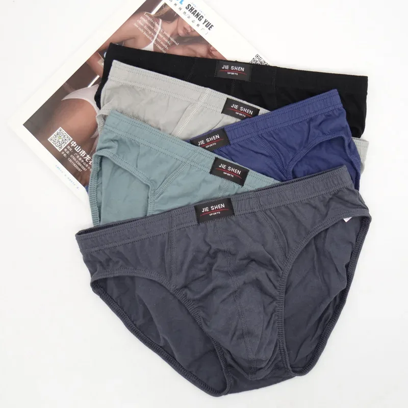100% Cotton Brief Panlalaking Kumportableng Panloob na Panloob ng Lalaki L/XL/2XL/3XL/4XL5pcs/Set Libreng Drop Shipping — image 19