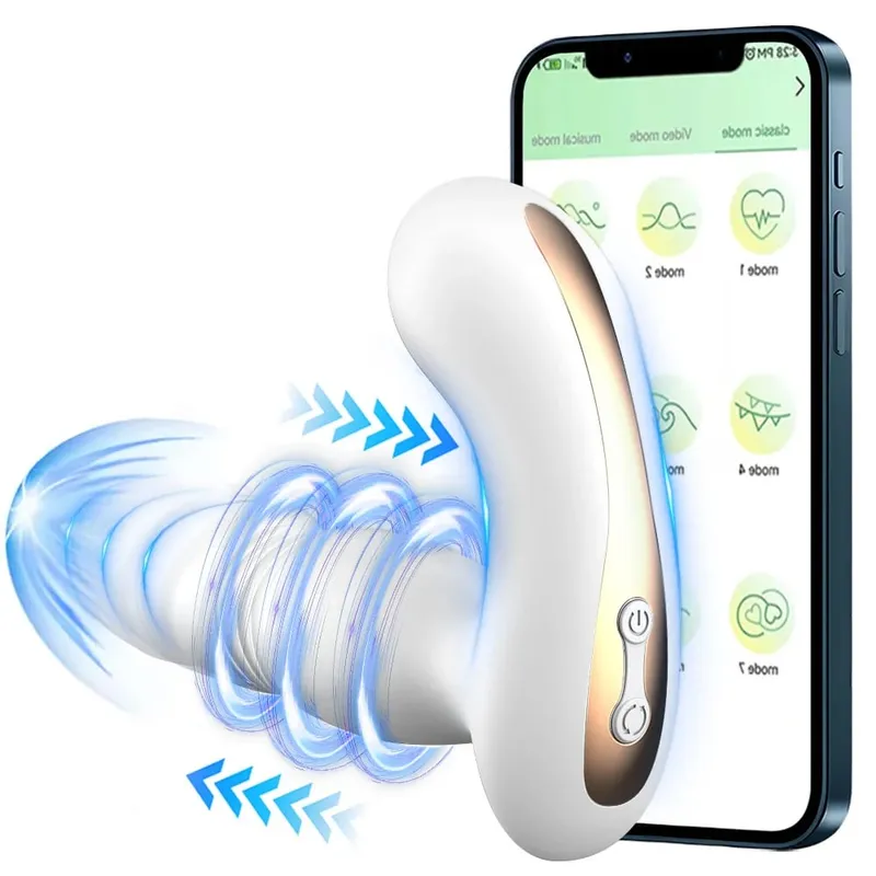 Thrusting Dildo αναβαθμισμένο παιχνίδι σεξ 9 συχνότητας Δονούμενο σημείο G θηλή με κλειτορίδα Φορετός δονητής σεξουαλικά παιχνίδια για ενήλικες για θηλυκό ζευγάρι