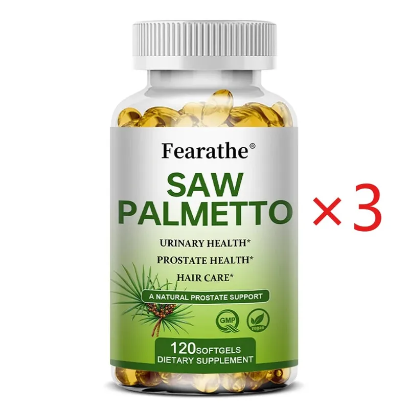 Saw Palmetto תוסף בריאות הערמונית לקדם את תפקוד מערכת השתן 500 מ"ג למנה - כמוסות טבעוניות ללא GMO — image 10