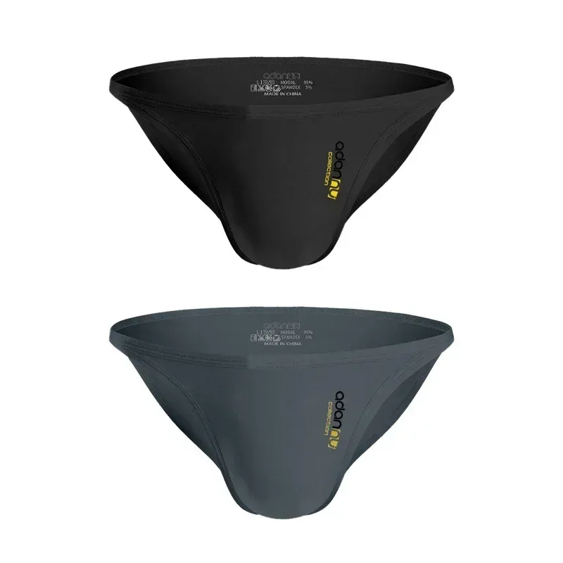 Men Modal Low‑Rise Briefs Sexy Solid Color Simple Triangle Underwear Sports Breathable Comfortable Male Panties — image 36