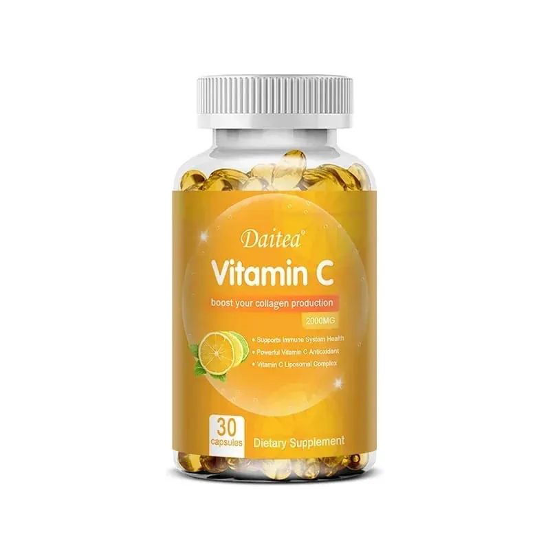 C-vitamin kapszula - 2000mg elősegíti a kollagéntermelést, támogatja a bőrt és az immunrendszer egészségét Erőteljes antioxidáns 120 kapszula — image 8