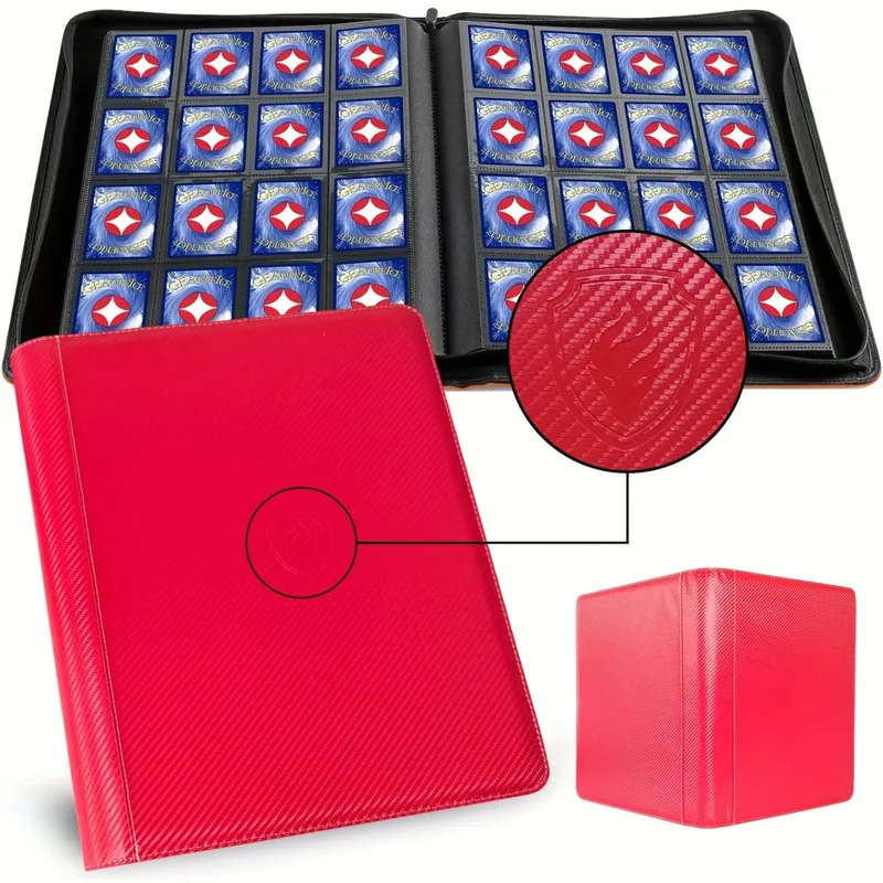 1024 Pockets Trading Card Binder Premium 16 Pockets Θήκη για κάρτες Φάκελοι Πλαϊνή φόρτωση Κάρτας Άλμπουμ για Sport Game Card