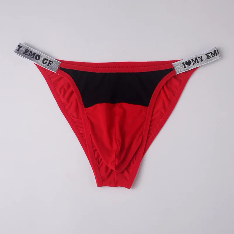 1PC Men Sexy Underwear Briefs Minimalist Sexy T-shaped Pants Low Waist Pouch Panties Breathable Thin Underpants — image 10