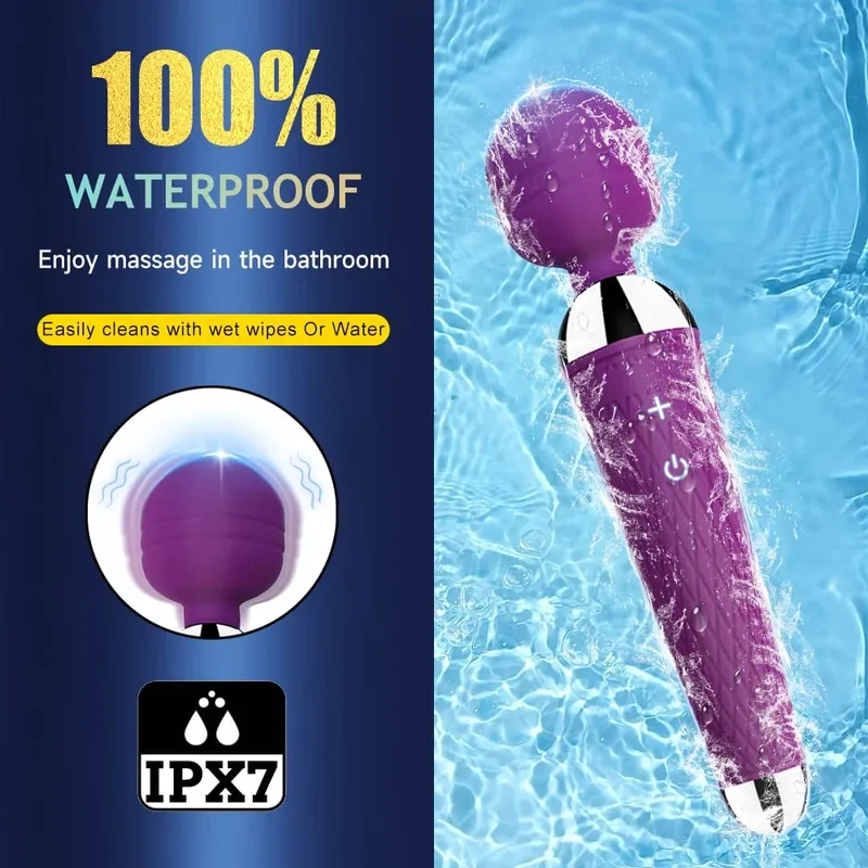 Powerful AV Vibrators for Women USB Recharge Magic Wand Massager Clitoris Stimulator Wellness Erotic Sex Toy Masturbator Product — image 3