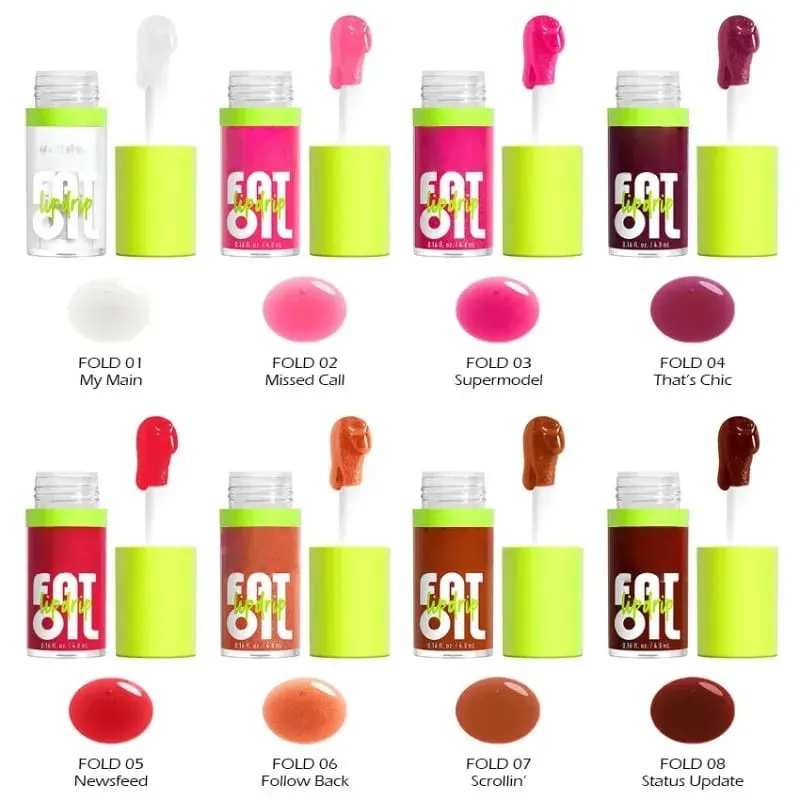 NYX Fat Oil Lip Gloss Drip Lip Gloss מעניק לחות עמוקה לשפתיים דמוי מראה לא דביק סקסי ליפ גלוס Glaze איפור שפתון קוריאני אופנה — image 7