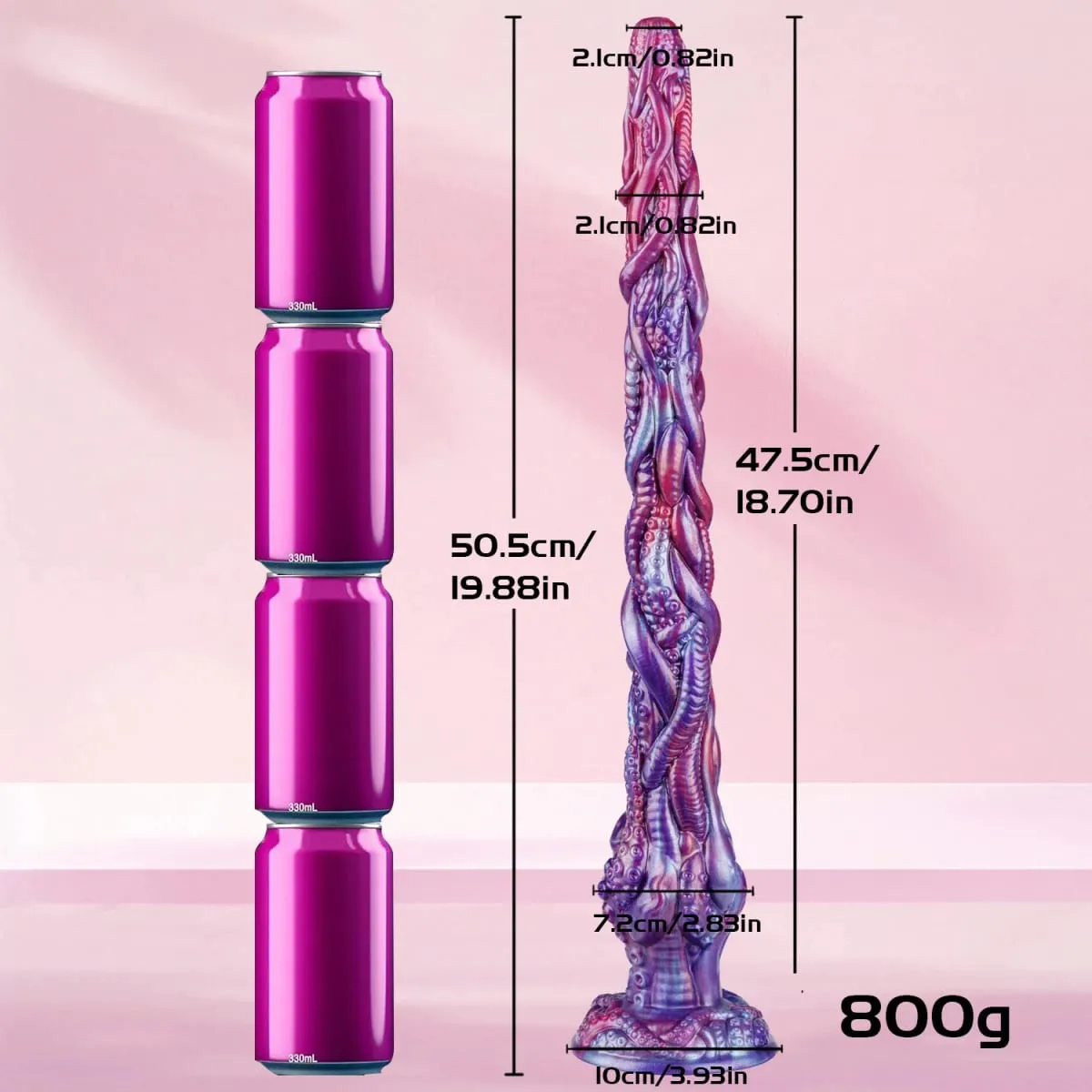 1080P HD Endoscope Camera Tentacle Dildo Octopus Anal Plug Spray Water Butt Plug Soft Silicone Adult Sex Toy for Women IP67 — image 6