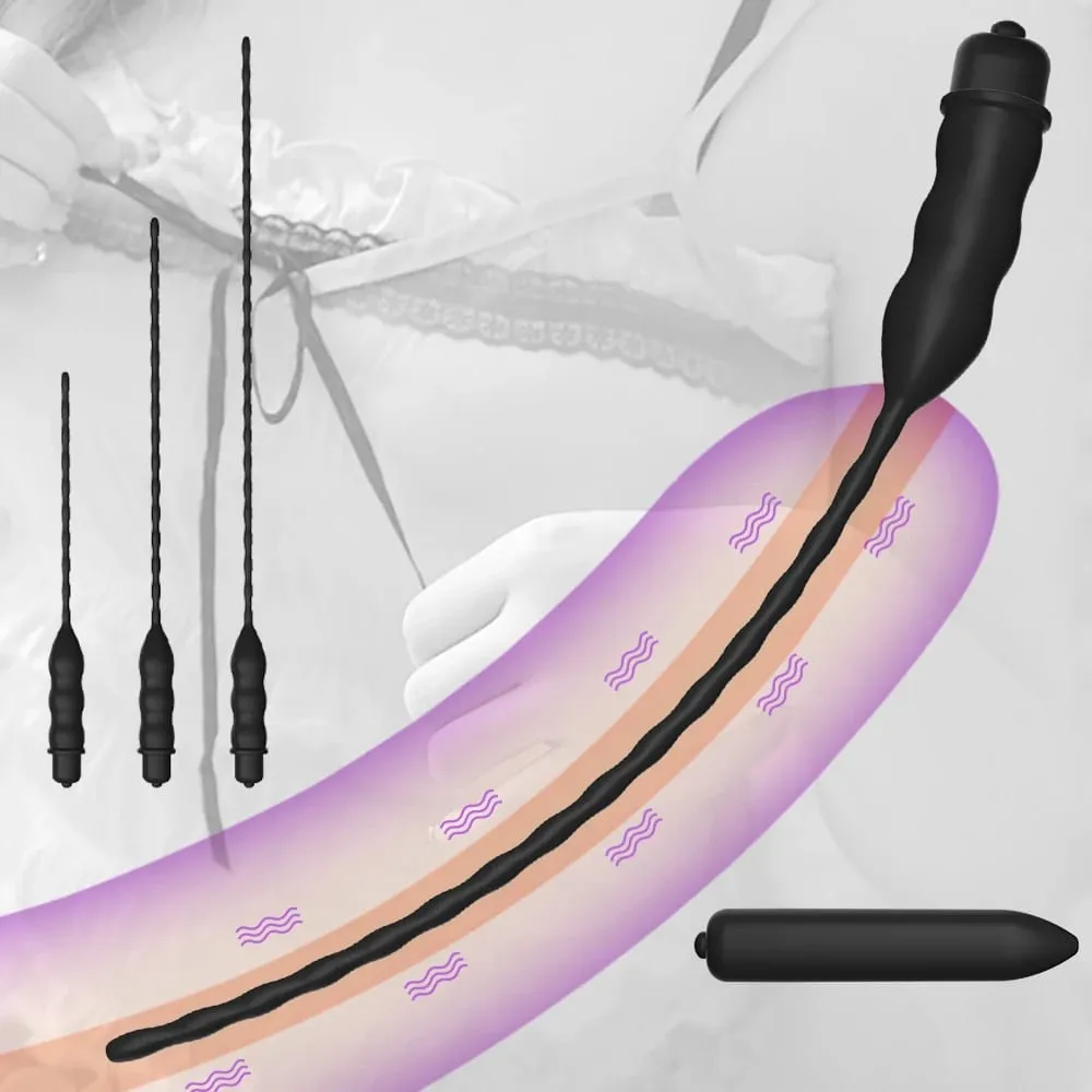 Silicone Horse Eye Stick Penis Plug Urethra Beads Διεγέρτης ουρήθρας Sounding Urethral Masturbation Climax Sex Toys για άνδρες