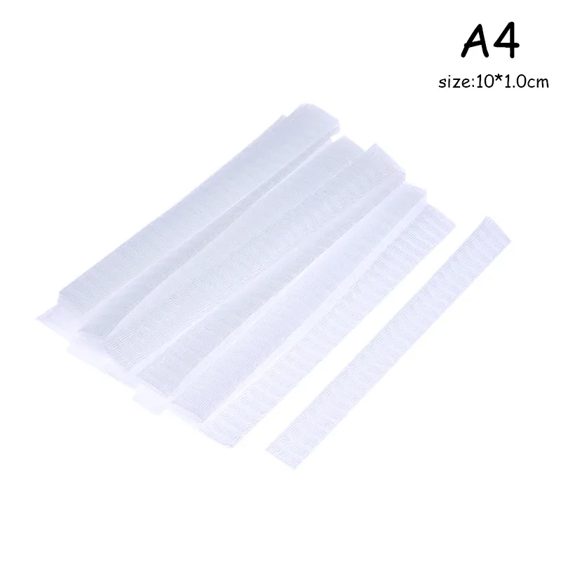 Filet de protection en maille Flexible, 20 pièces, gaine de couverture, brosses de maquillage cosmétiques blanches, outil pratique de maquillage — image 10