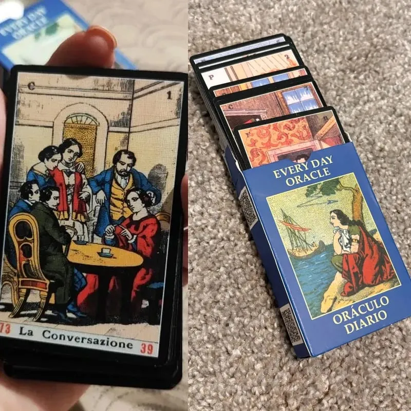 Oracle Sibyl Cards Every Day Oracle Deck Sibilla Italian Deck For Party Παιχνίδια με κάρτες Δώρα Πρωτοχρονιάς 52 τμχ/Σετ — image 5