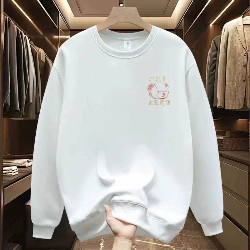 Men's Oversized Hoodie White Fashion 5XL Funny Hoodies Oversize for Men Letter Print Man Casual Wear Hoody Male Sweatshirt — image 6