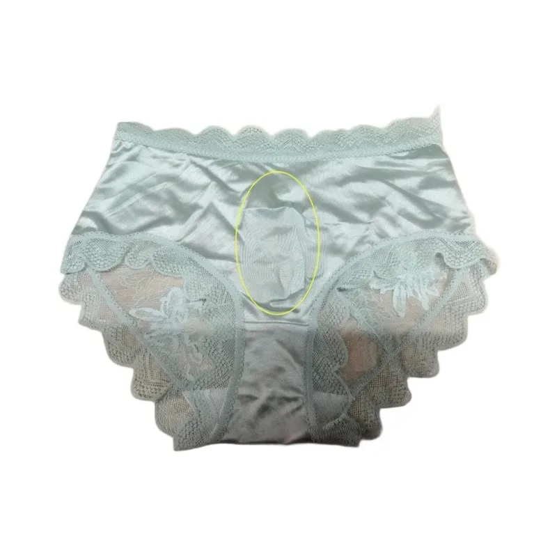 Men Satin Embroidery Floral Lace IceSilk Briefs Underwear 3D Bulge Pouch Panties Erotic Bottom Male Lingerie Tanga