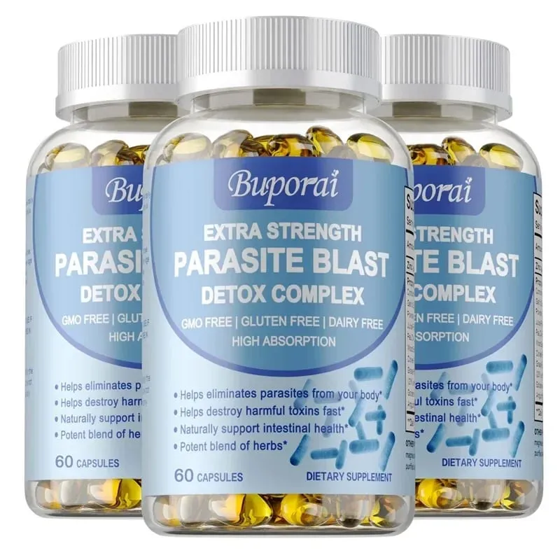 Parasite Blast Detox Complex – Támogatja a bélrendszer egészségét Eltünteti a parazitákat Elősegíti az anyagcserét és erősíti az immunitást — image 11
