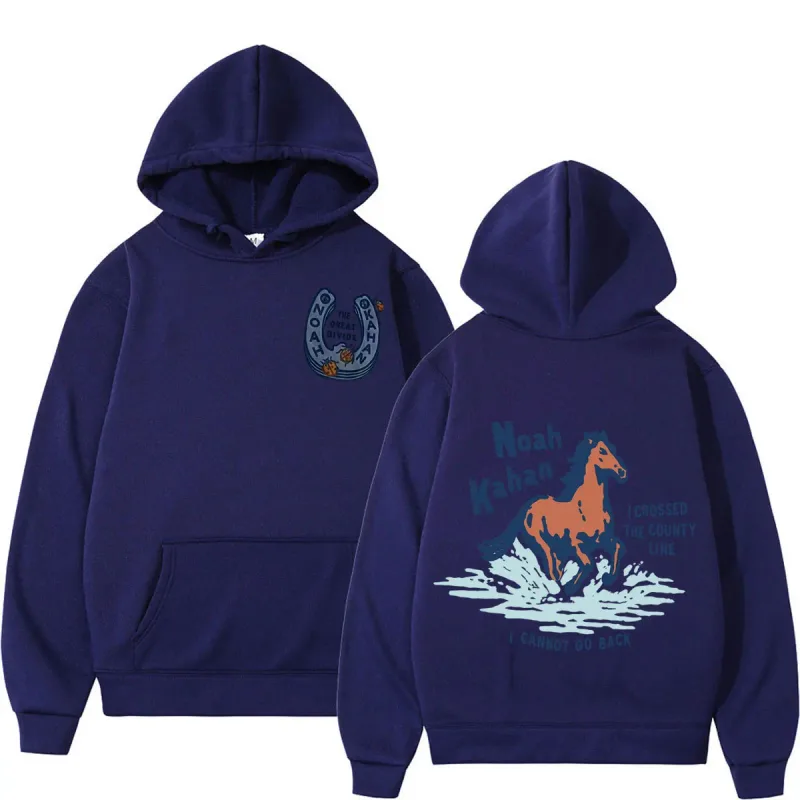Noah Kahan The Great Divide Tour 2026 Graphic Hoodies Lalaki Babae Fashion Damit Pullover Casual Oversized Winter Sweatshirt — image 5