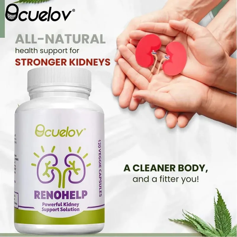 Bcuelov All Natural Kidney Support Supplement Promotes Healthy Kidney Function Creatinine Levels and Glomerular Filtration