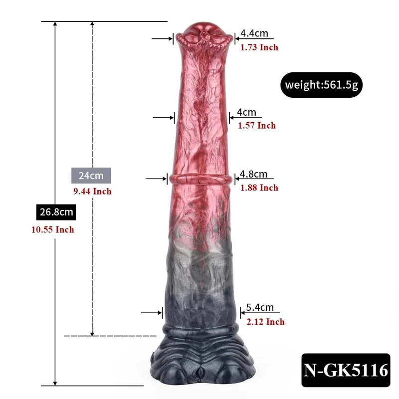 Szilikon lóműpénisz hosszú pénisz anális dugó Hatalmas csomós G-pont hüvelystimulátor tapadókoronggal felnőtt szexjáték nőknek Férfiak — image 12