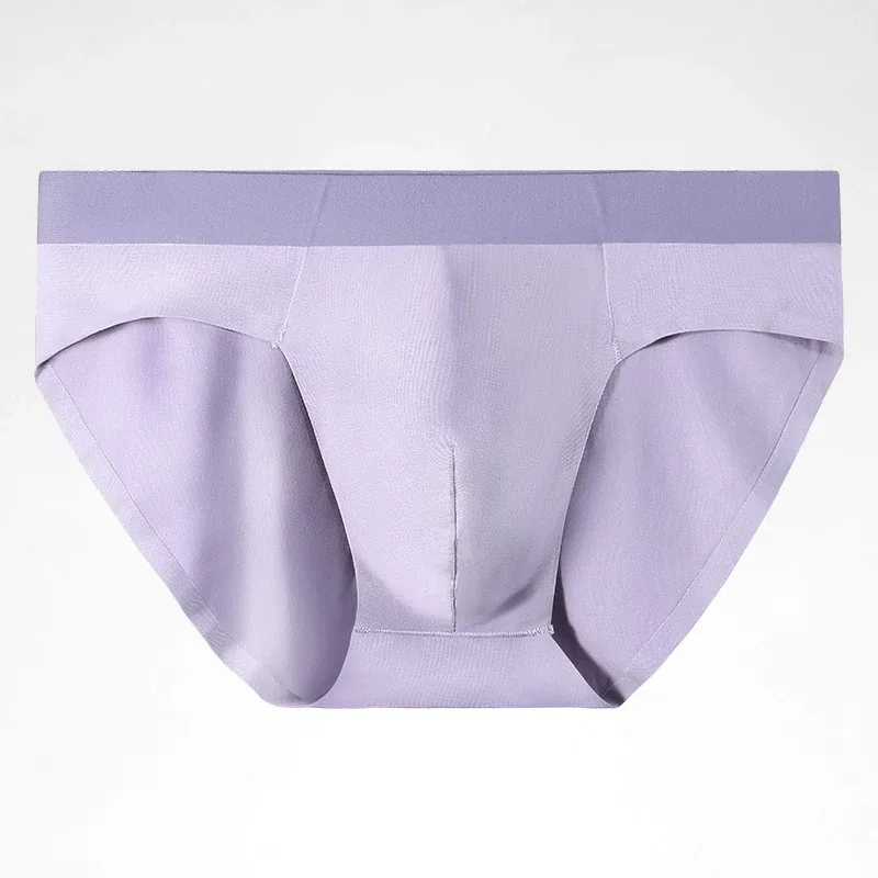 Herrunderkläder Herr Modal sömlösa shorts slimmade sexiga sommar tunna triangelshorts med huvud bekväma och andas