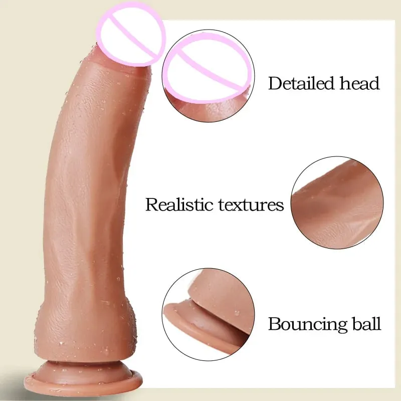 Realistic Dildos Silicone Penis 6/7/9 Inch Huge Dildos with Suction Cup for Women Masturbation Lesbain Anal Sex Toys for Adults