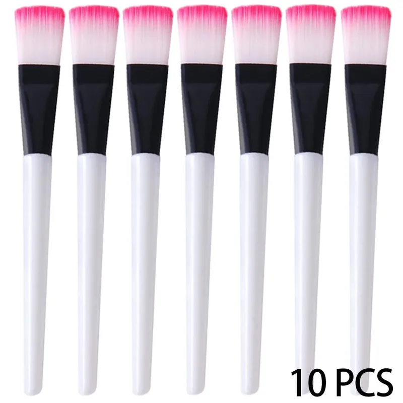 10PCS Facial Fan Mask Brushes Face Mask Applicator Εργαλείο Μακιγιάζ Βούρτσες για Αισθητικές Γυναίκες DIY Facial Mask Cosmetic Tools