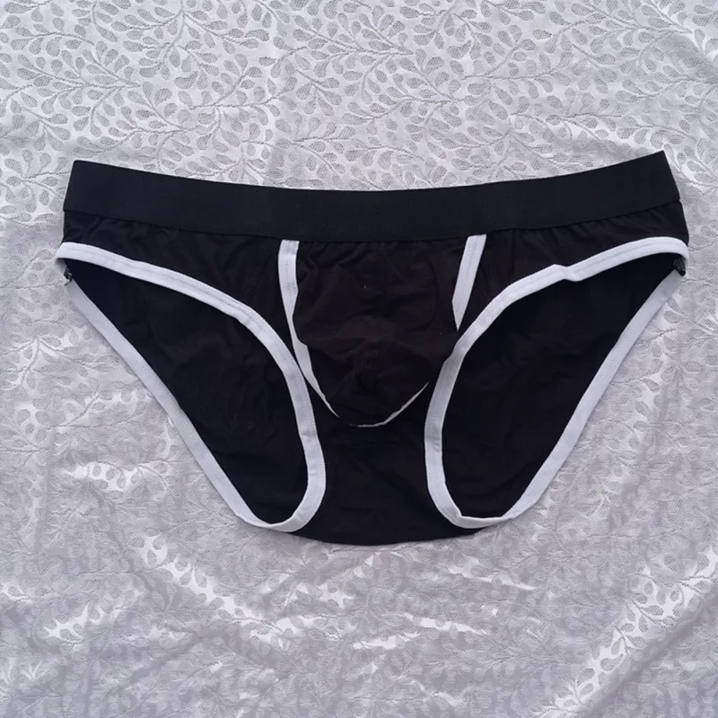Brand New Men Briefs Panties Underwear Cotton Blend Elastic Low Waist Man M~2XL Pouch Stretchy Summer All Seasons — image 3