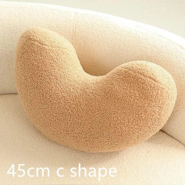 Coussin boule nordique de couleur unie, fleur en peluche, oreiller pour canapé, taille, bureau, jouet pour enfant, cadeaux, décoration de la maison, nouvelle collection — image 26