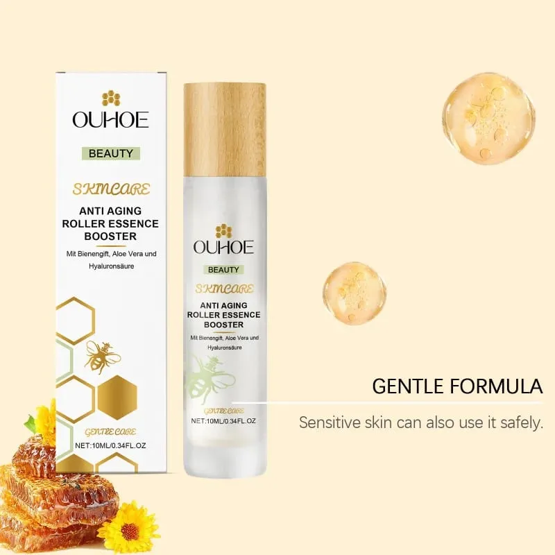 Roller Ball Night Essence מזין עדין לחות לעור שיפור מצב הפנים סרום לילה לחות