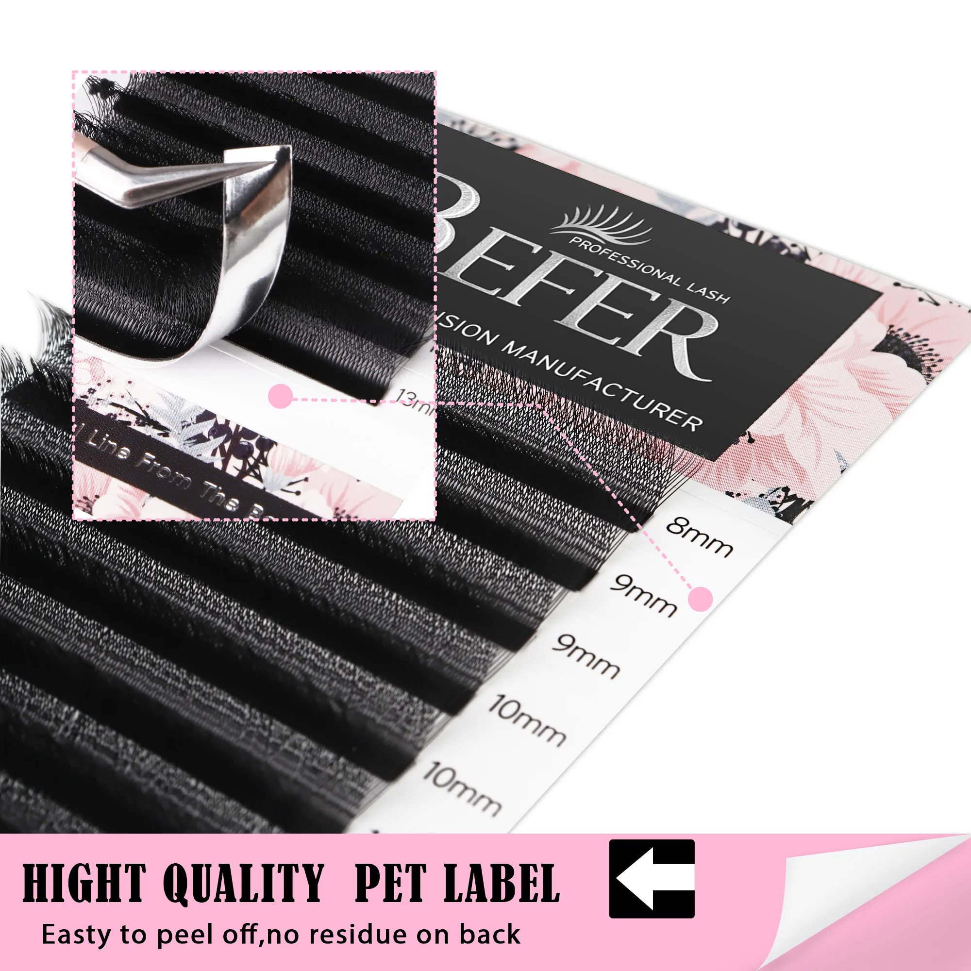 Befer Cilios YY/3D/4D/5D/6D W Shaped Fake Eyelashes Extension Technologic Fiber High Quality Soft Natural Professional Wholesale — image 5