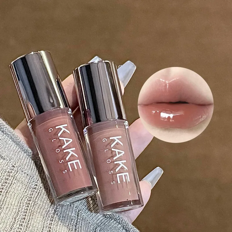 מראה שפתון נוזלי לחות ג'לי חום מים Light Lip Glaze סקסי ליפ גלוס עמיד לאורך זמן גוון שפתיים עירום איפור קוסמטיקה — image 6