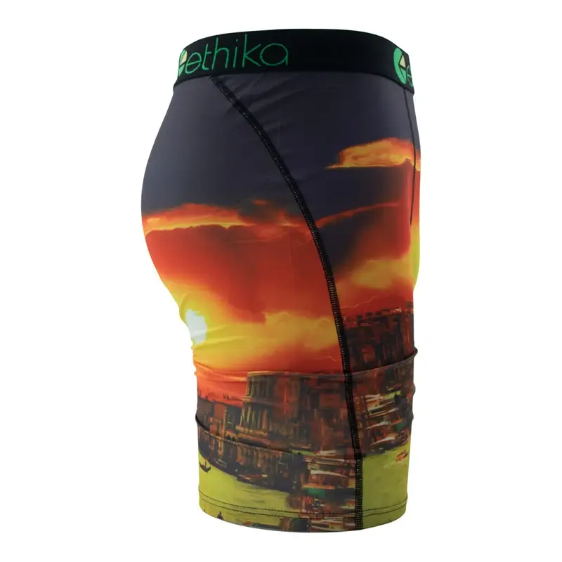 1Pcs Men Underwear Boxers Breathable Mesh Mens Underpants Plus Size Man Swimming Boxer Briefs Summer Sexy Men's Panties — image 6