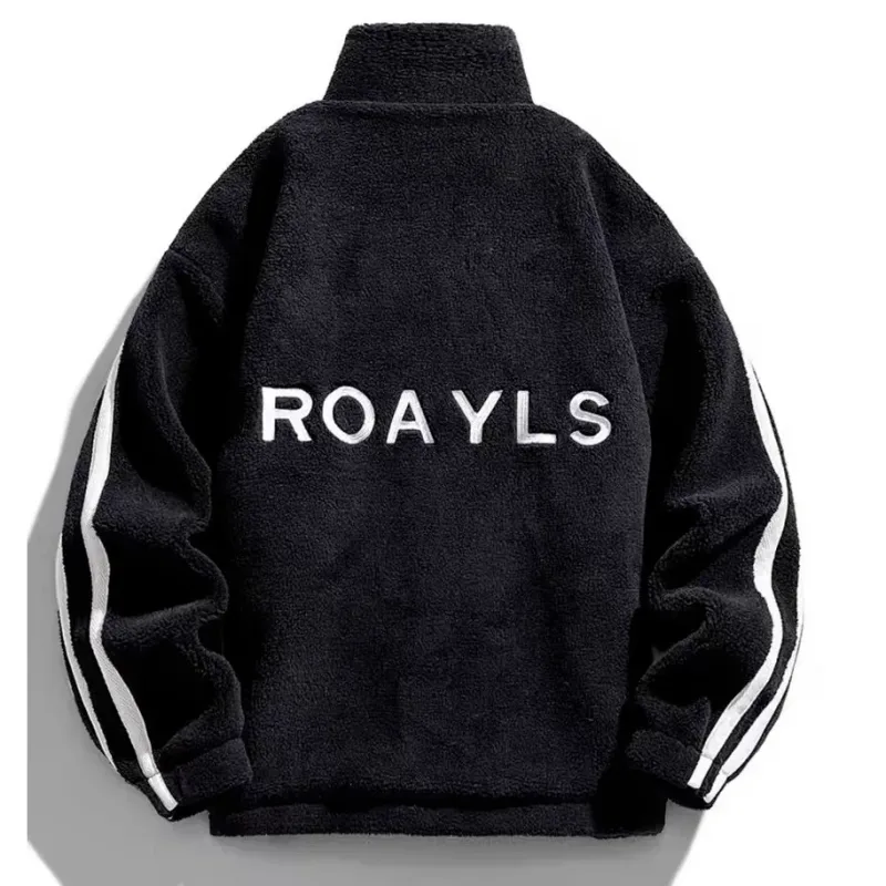 Bagong Spring Autumn Men's Warm Coat M-6XL Sweatshirt Harajuku Fashion Japan Streetwear Top Casual Men Clothing Alphabet Hoodies — image 6