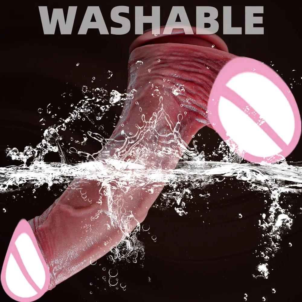 Vagina masszírozó Hatalmas valósághű műpénisz, fantázia hosszú pénisz, nagy farka tapadókorong Dildos óriás anális dugós szexjátékok nőknek, férfiaknak — image 5